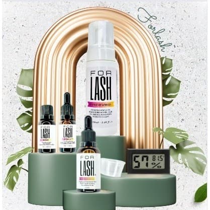 Kit Retenção Completo - Mousse Limpeza, Primer, Acelerador e Bruma For.LasH + Higrômetro