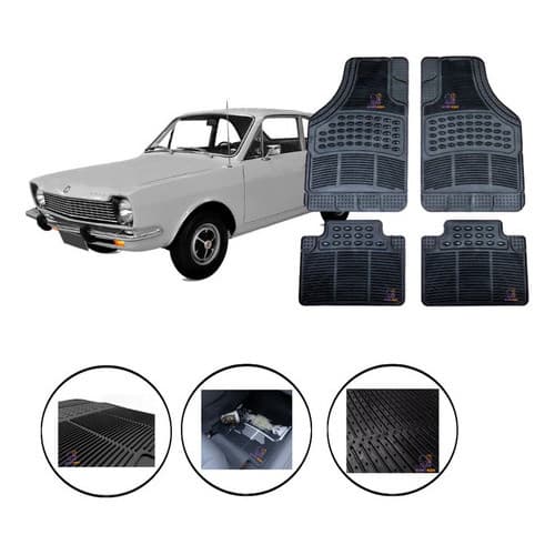 Jogo Tapete Carpete Borracha Ford Corcel 1 1968 A 1986