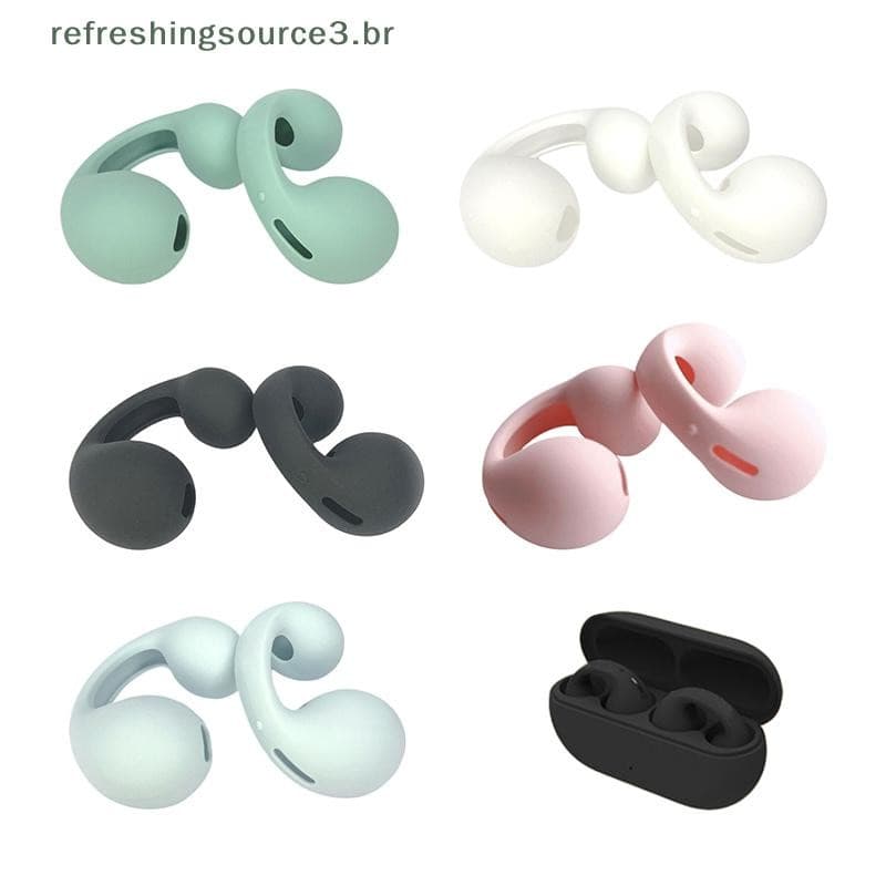 Capa De Fone De Ouvido De Silicone Para Ambie Sound Earcuffs AM-TW01 Earpads Ear Caps Capas Intra-Auriculares Dicas Eart