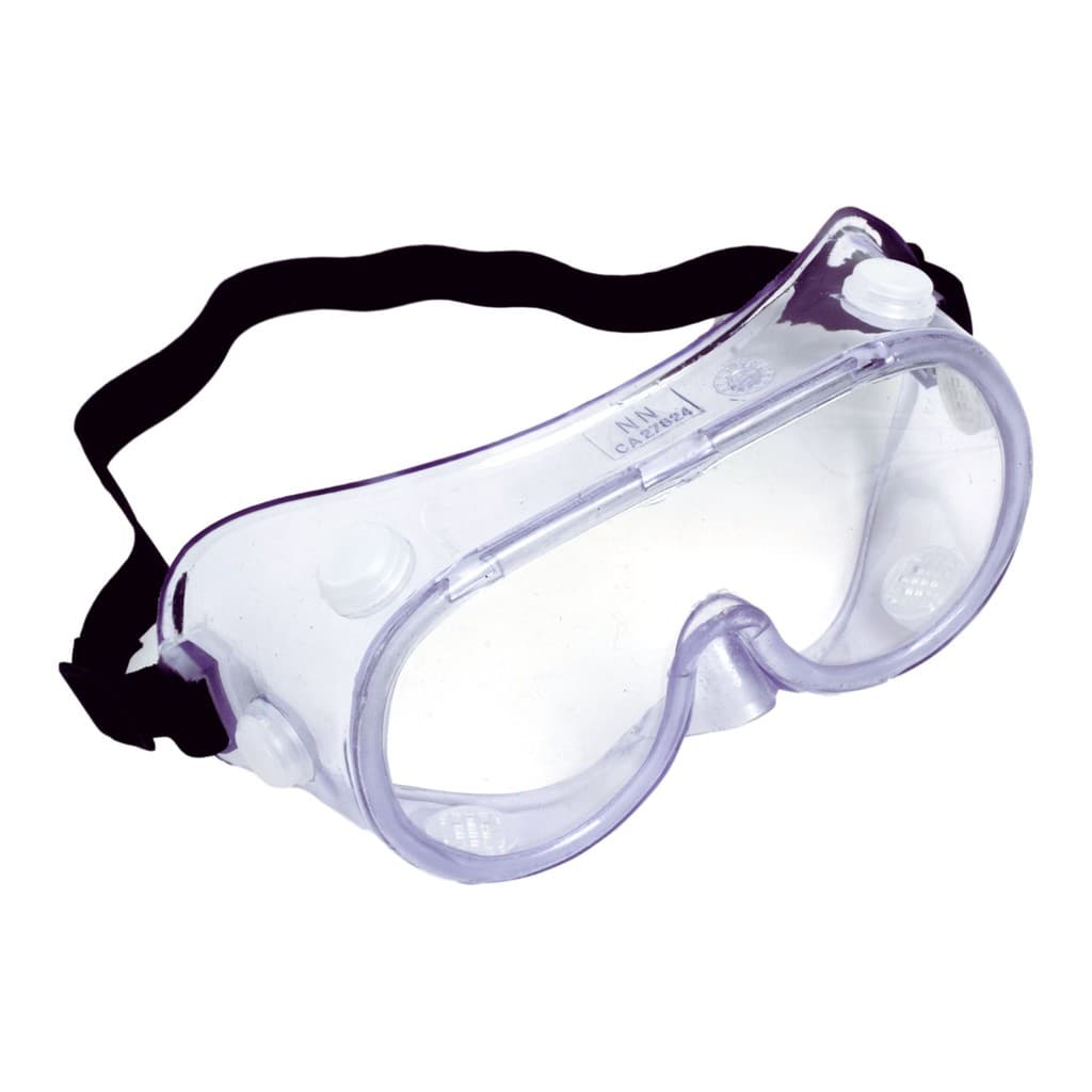 Óculos de Proteção Ampla Visão Com Válvula Lente Incolor Silominas CA 27824