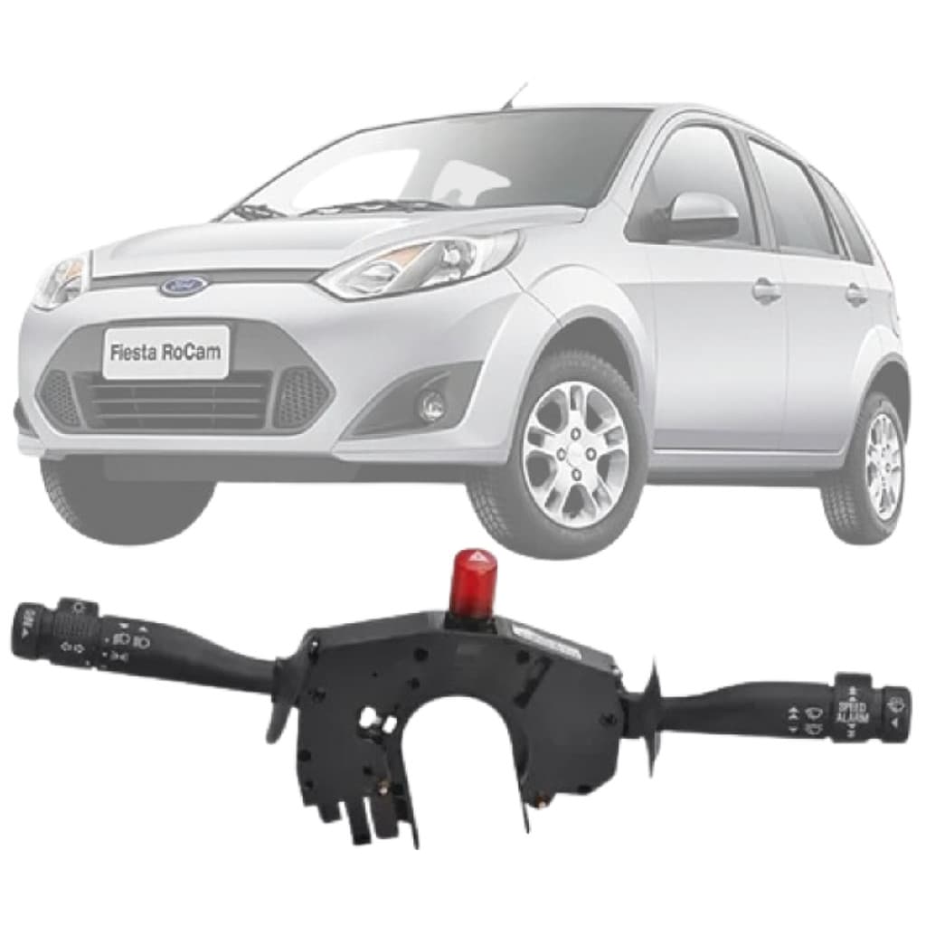 CHAVE DE SETA FIESTA HATCH ROCAM 2009 A 2014 C/ SPEED ALARM