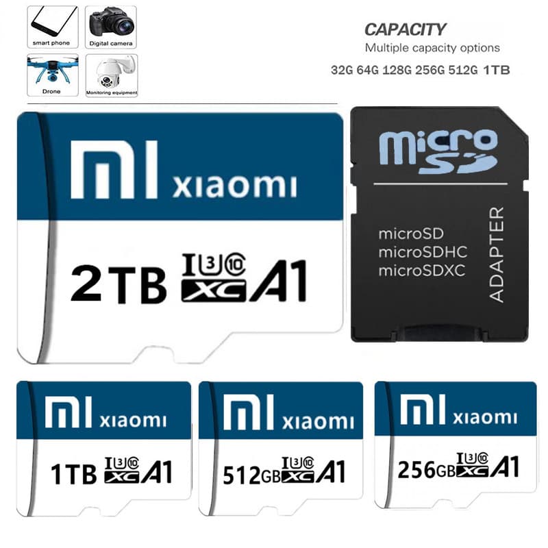 Cartão Micro TF SD class10 De Memória 2TB 128GB 1TB 512GB 256GB U3 V30 Cartões Flash Grandes Para Telefone Laptops PC cc