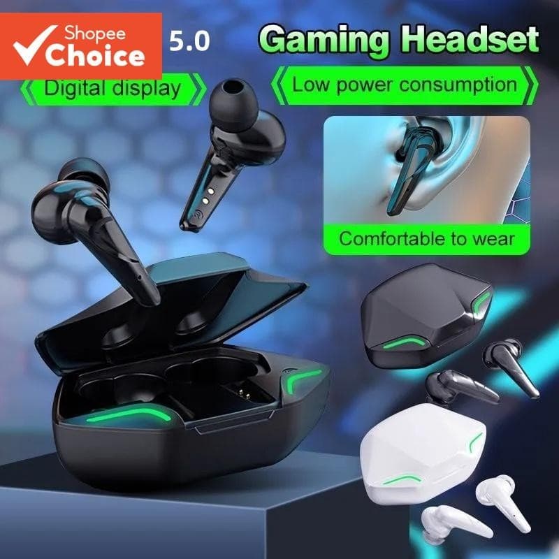 Fones De Ouvido X15 Pro TWS Sem Fio Bluetooth Estéreo HiFi Modo De Jogos ENC À Prova D'água Deep-Bass Estável HD Chamada