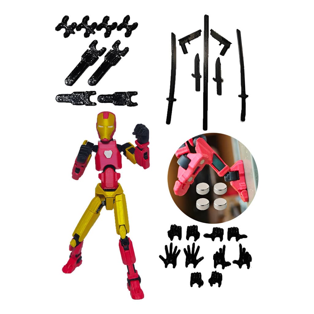 Boneco Articulado Dummy 13 Iron Man Homem De Ferro Heroi Super Exlcusivo
