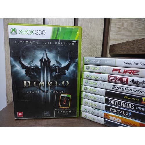 Jogo Diablo 3 Ultimate Evil E. Original Xbox 360 - M Física