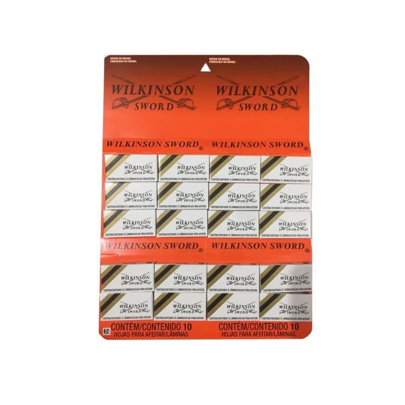 Lâmina gilete barbear wilkinson sword com 60 unidades laminas / 30 Unidades laminas top