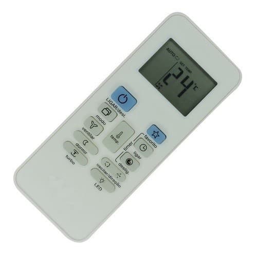 Controle Remoto  Ar Condicionado Springer Carrier Rg52b/e - Substituto Compatível Tg