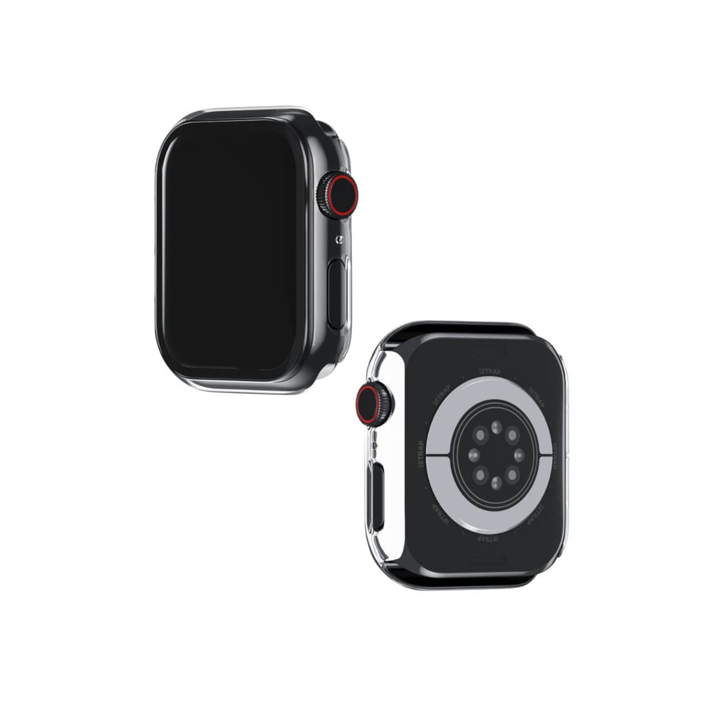 Capa com Película de Vidro Nerdcase para Apple Watch 44mm, Transparente