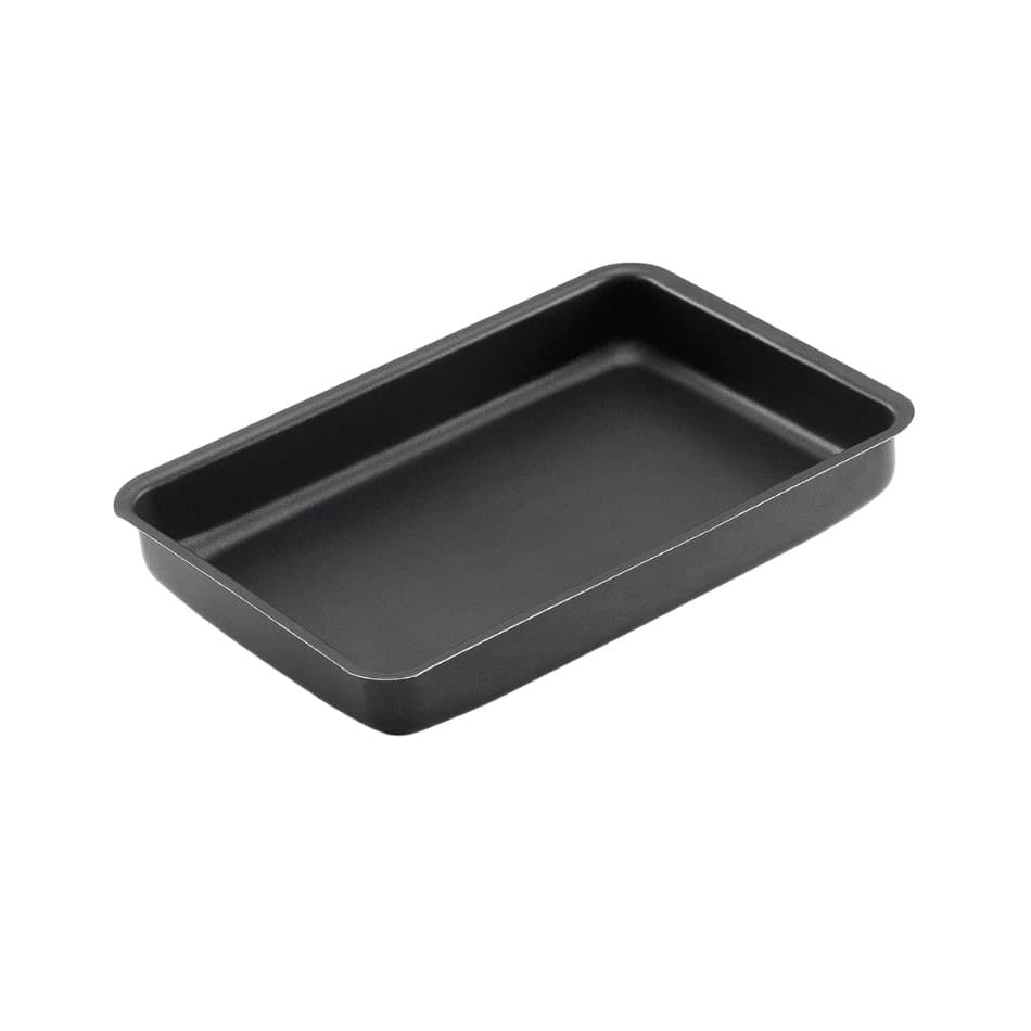 Forma Assadeira Tabuleiro Antiaderente Extra Nº2 Retangular Preto - Estamparia Leste