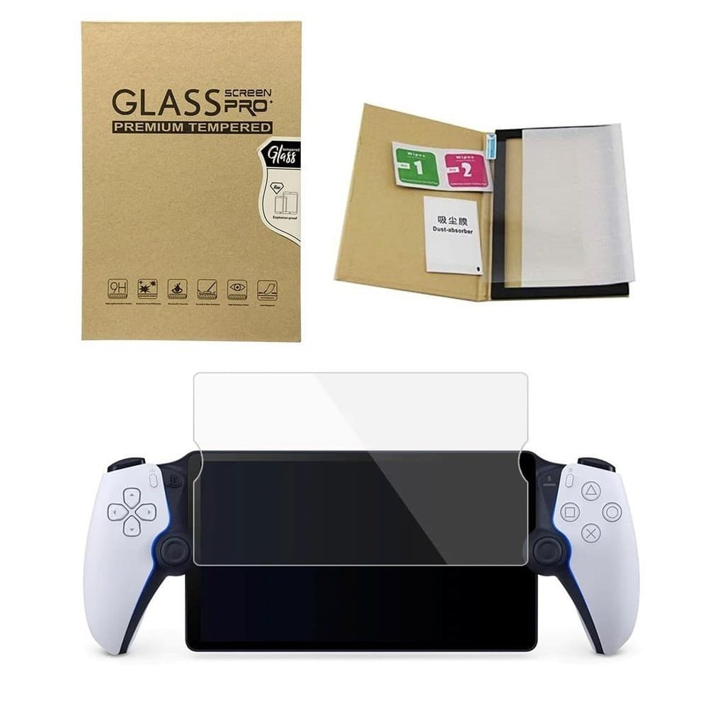 Kit Película Protetora Vidro Temperado 9H Playstation Remote Portal