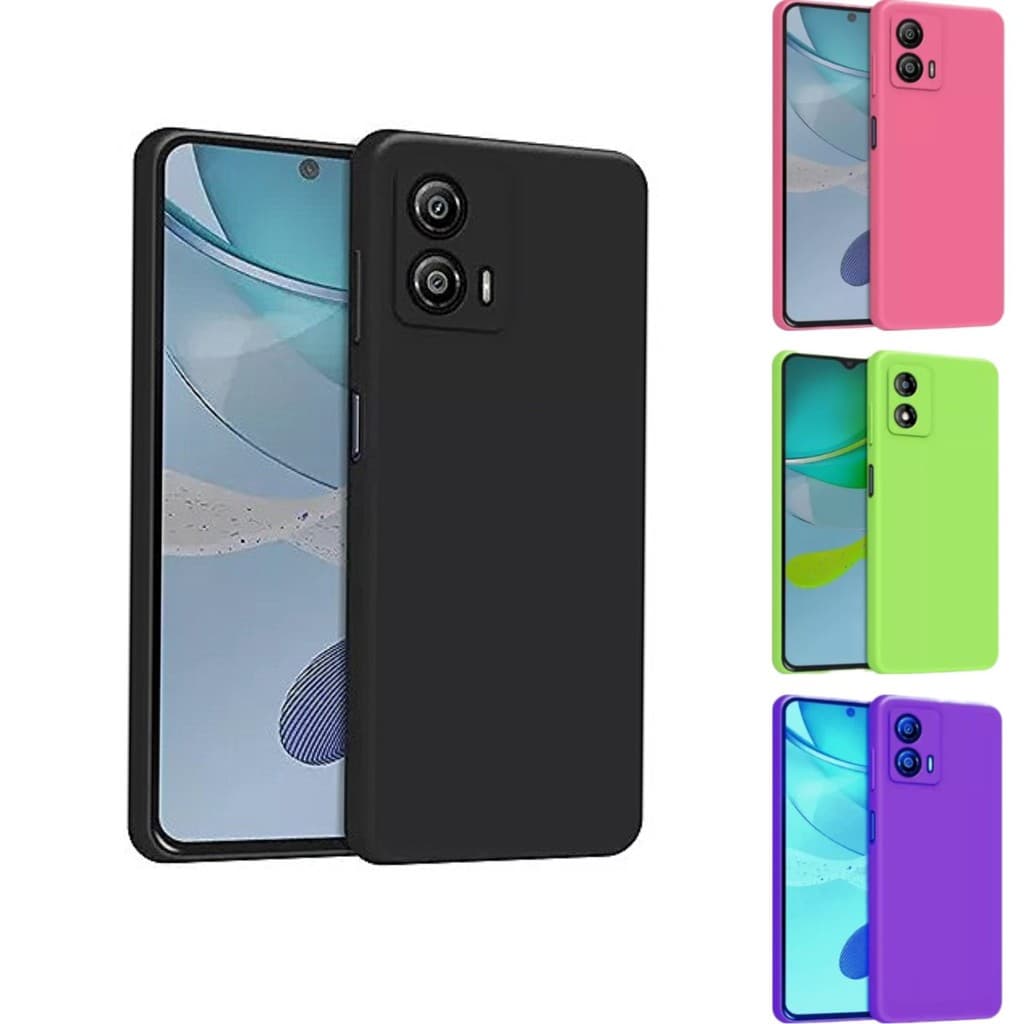 Capa Capinha Compatível Moto G24 Silicone Aveludada