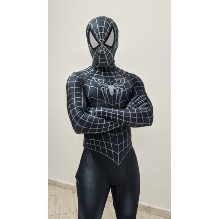 Fantasia Cosplay Homem Aranha Tobey Venom Filme versões Para Festas Eventos e Carnaval