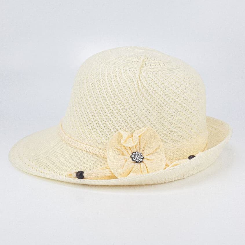 Chapéu de Palha Feminino para Praia e Verão com Detalhe Elegante