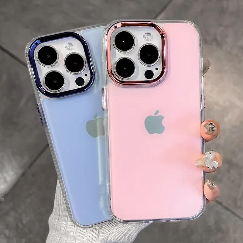 Estilo Minimalista Capa De Telefone iphone 11 12 13 14 Pro Max Deluxe Traseira Resistente A Choques