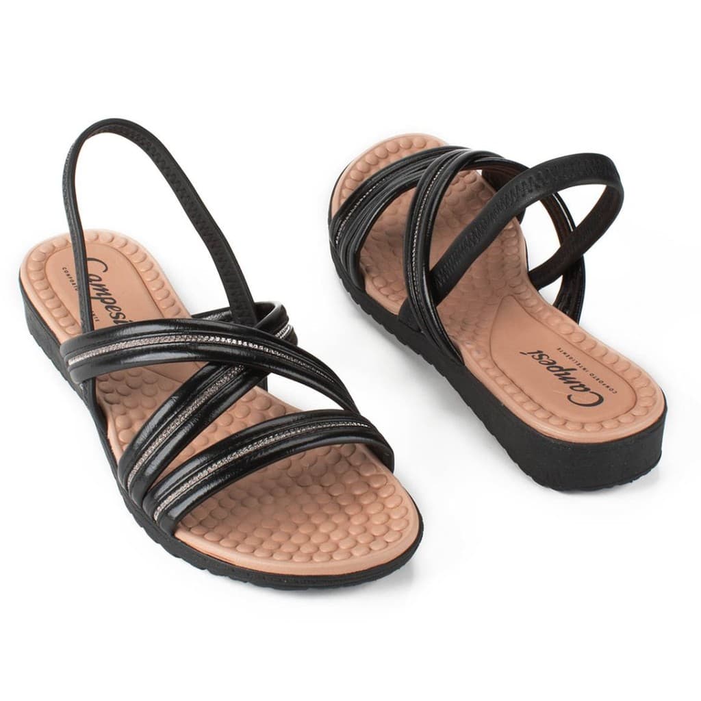 Sandália Campesí Anabela Conforto Anatomica coleção Primavera/Verão CP502-00