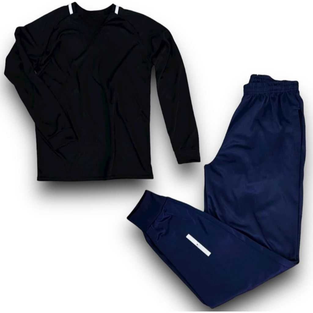 Kit Conjunto Masculino 1 Calça Jogger com 1 Camisa manga longa Masculina