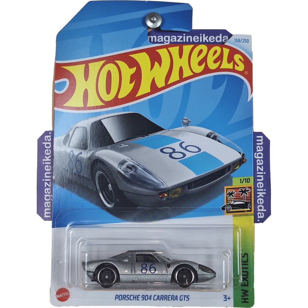 Carro Hot Wheels PORSCHE 904 CARRERA GTS hry73 Prata