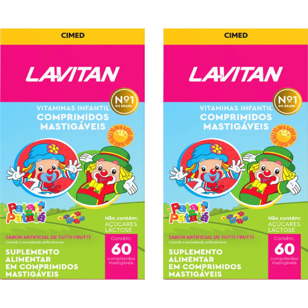 Kit Contém 2 Unidades Patati Patatá Sabor Tutti frutti - CIMED