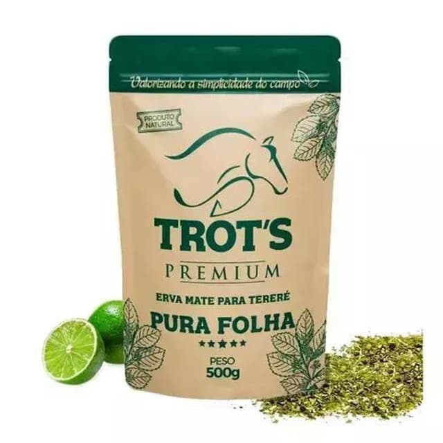 TROTS PREMIUM ERVA PURA FOLHA 500G