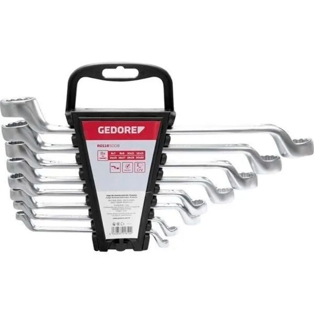 Jogo de Chave Estrela 6mm a 22mm com 8 Peças Gedore Red R01185008
