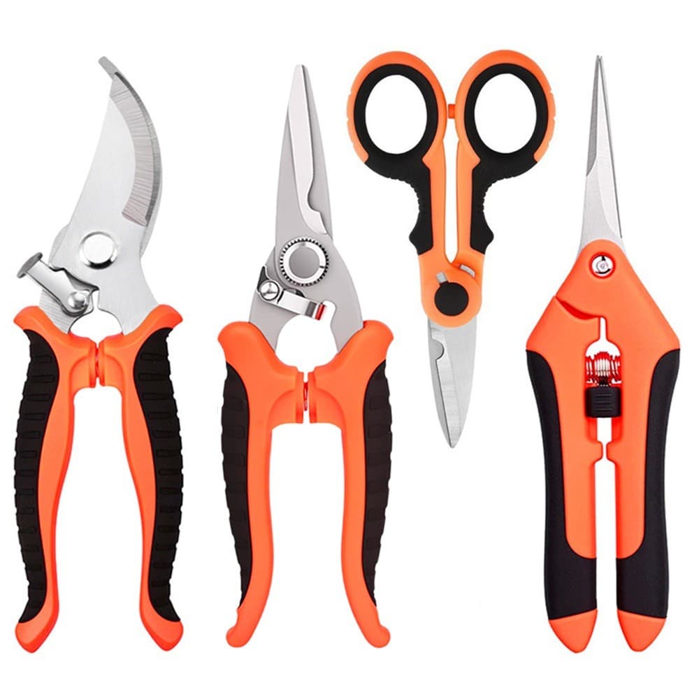 KIT 4/3 pcs Tesouras De Poda De Jardim Ferramentas De Jardinagem