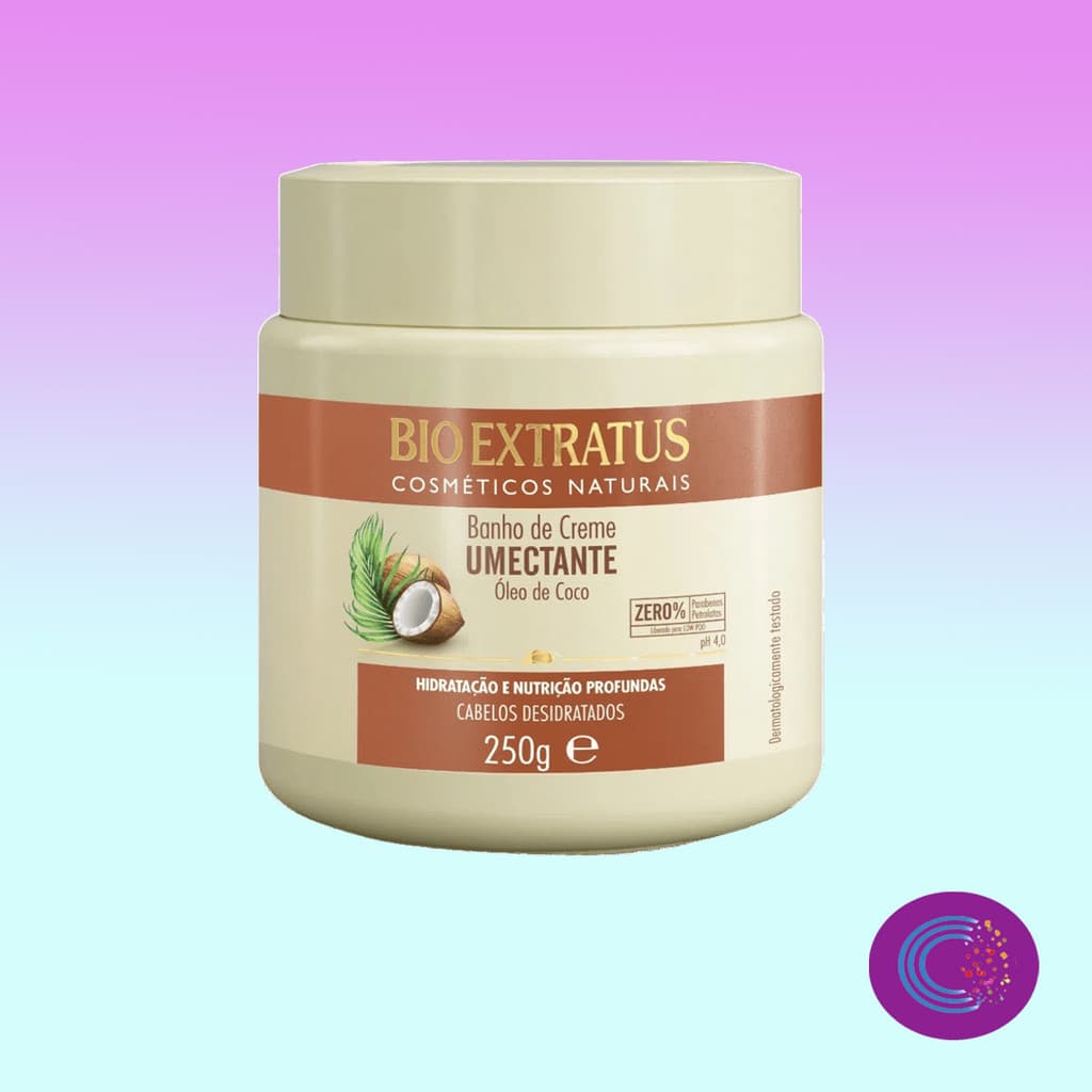 Banho de Creme Umectante Coco Bio Extratus 250g