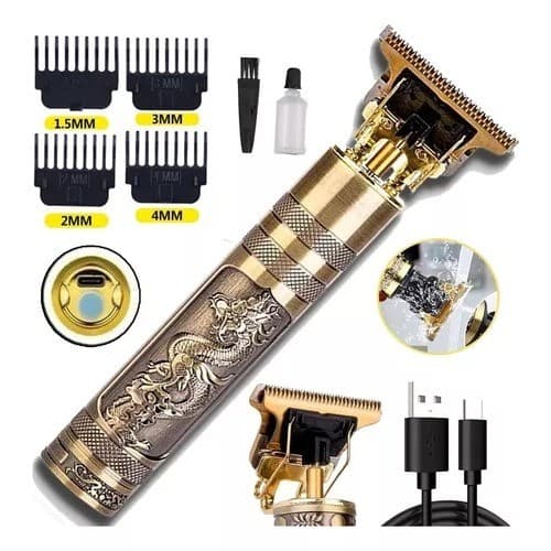 Maquininha Dragão Retro Ultra Afiado Barba Profissional