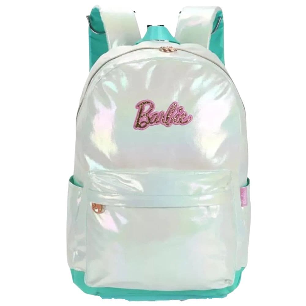 Mochila De Costas Barbie Cintilante Verde Up4You