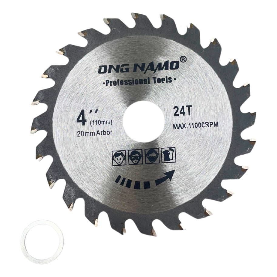 Disco De Corte Para Madeira 110mm 20mm 24 Dentes