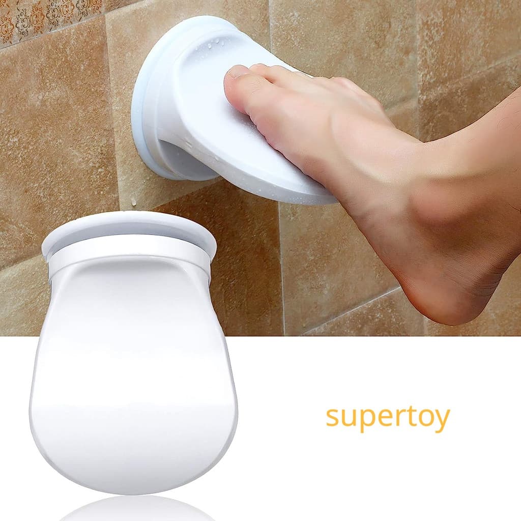 Descanso Para Os Pés Do Chuveiro Pernas De Barbear , Sem Necessidade De Furação Pedal De Banheiro Antiderrapante