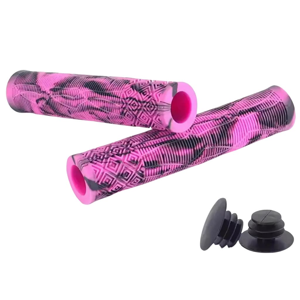 Manopla Absolute BMX 3 160mm Bike Sem Flange Rosa/Preto