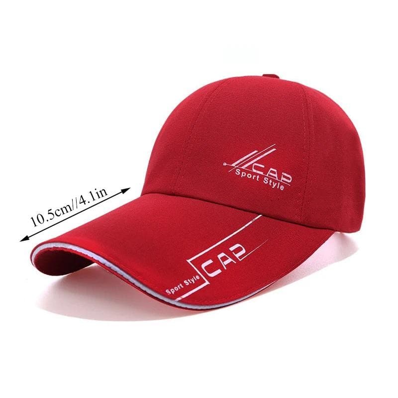 Boné Esportivo De Beisebol Masculino Snapback Chapéu De Sol Com Viseira Longa E Aba