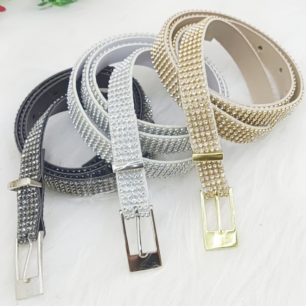 Corrente strass decorativo feminino 1.5CM diamante brilhante C2023