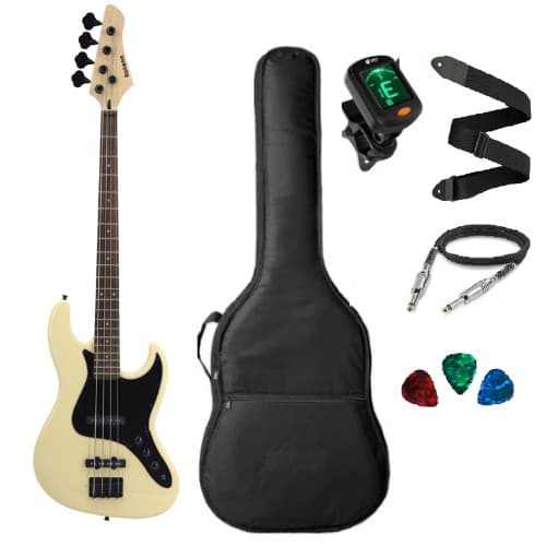 Kit Contra Baixo Passivo 4 Cordas Rockwave RJB4 Iv