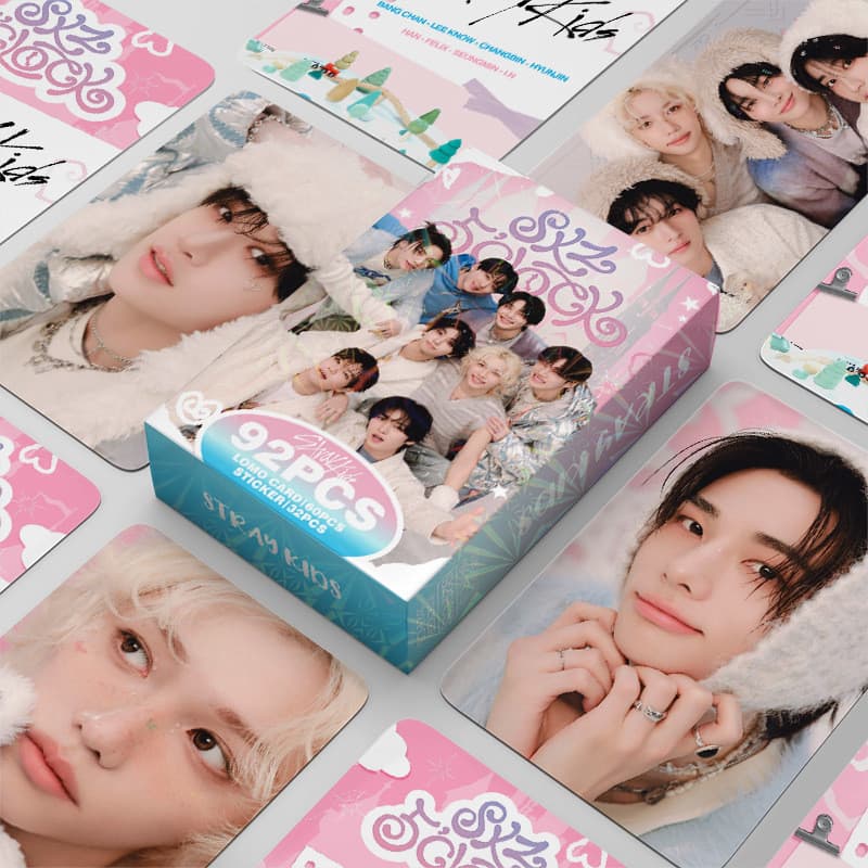 Kpop 92 Unidades/Conjunto Stray Kids Lomo Cards Meninos Cartões Fotográficos Para Coleção De Fãs