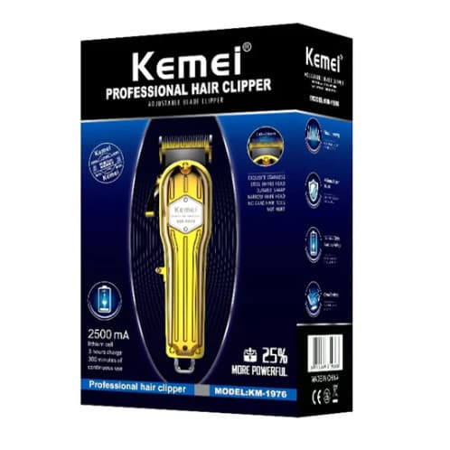 Cortador de cabelo Kemei KM-1986 dourado 100V/240V