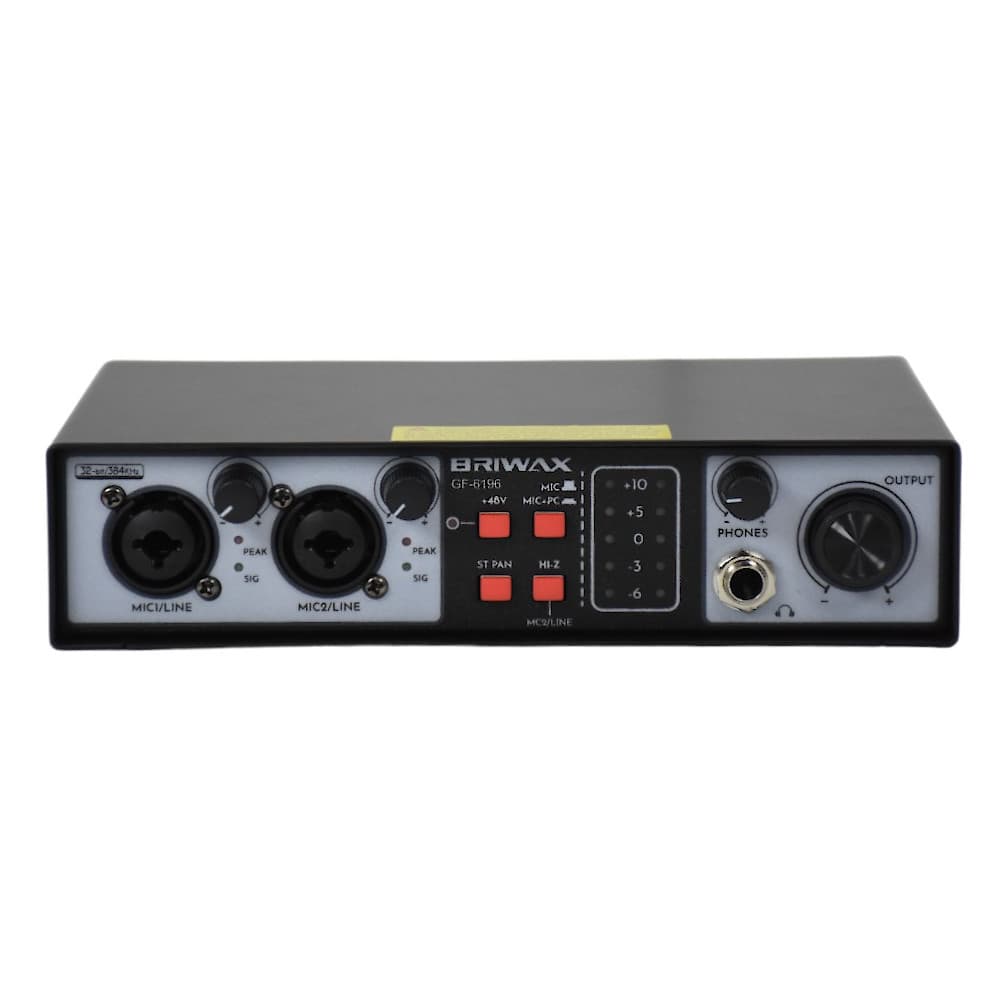 Interface De Áudio Usb MX-22 Gravação 32Bit/384KHZ Placa De Som Phantom