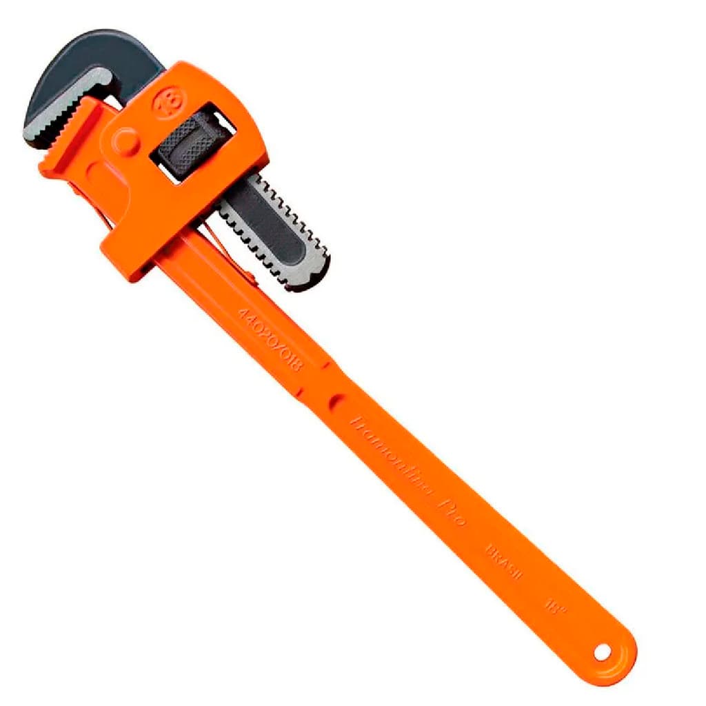 Chave Tubo Grifo Stillson 18 Polegadas Laranja Tramontina