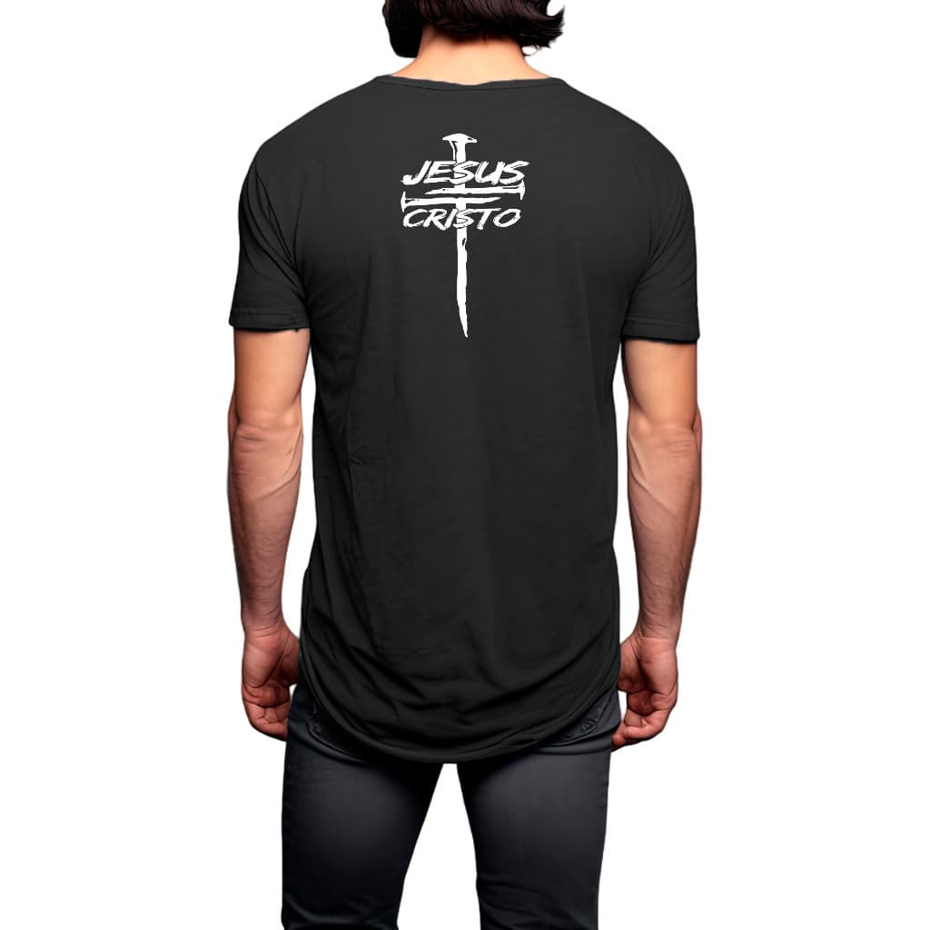 Longline Jesus Cristo Cruz Conforto E Estilo Em 100% Algodão