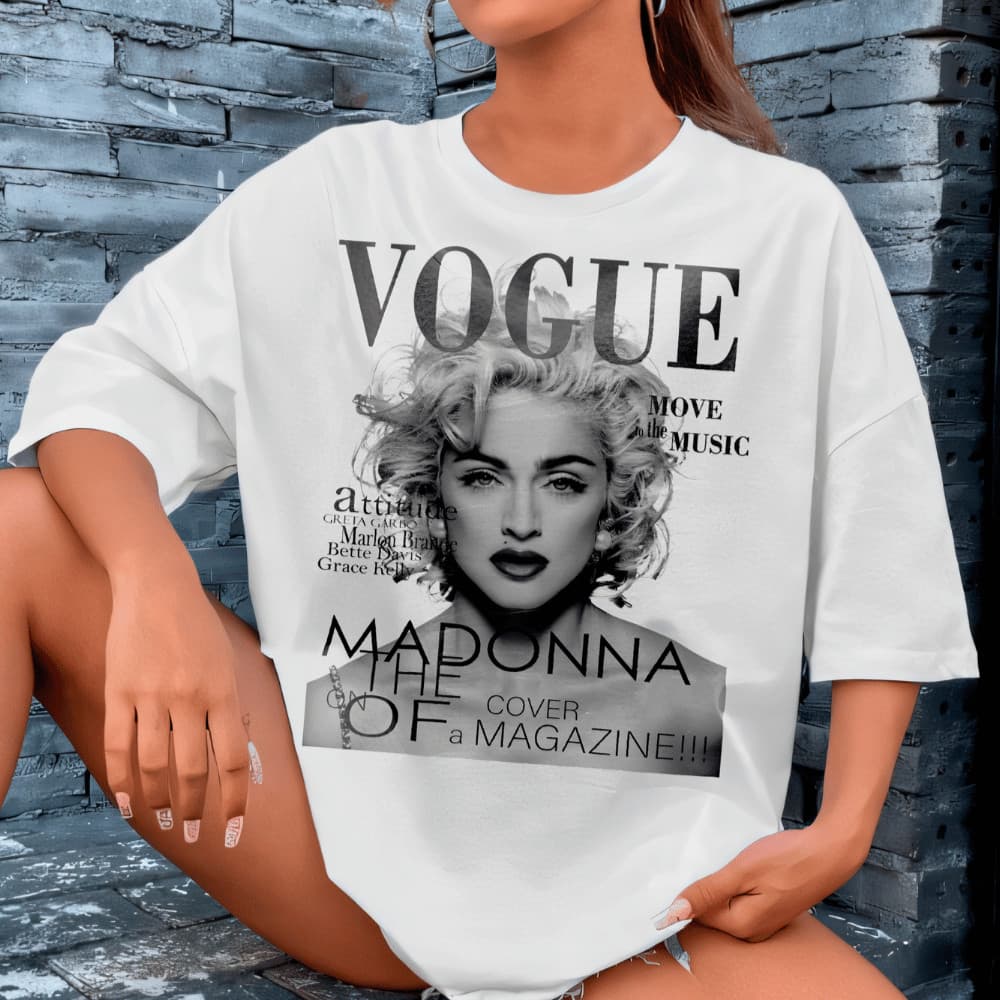Camiseta feminina oversize algodão estampada looks despojados