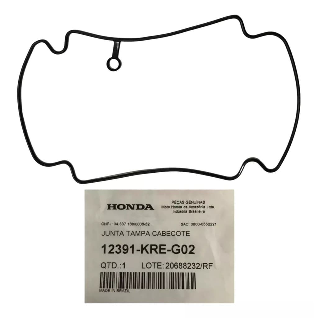 Guarnição Tampa Válvula Cg Fan Titan Bros 160 Xre 190 Honda