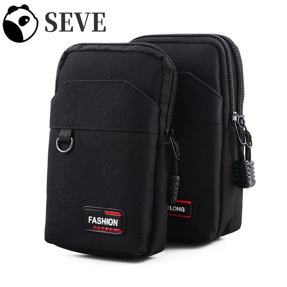 SEVE Bolsas Para Celular Verde Cáqui Camada Única/Dupla Acampamento Ao Ar Livre Nylon Colth EDC Molle Bolsa