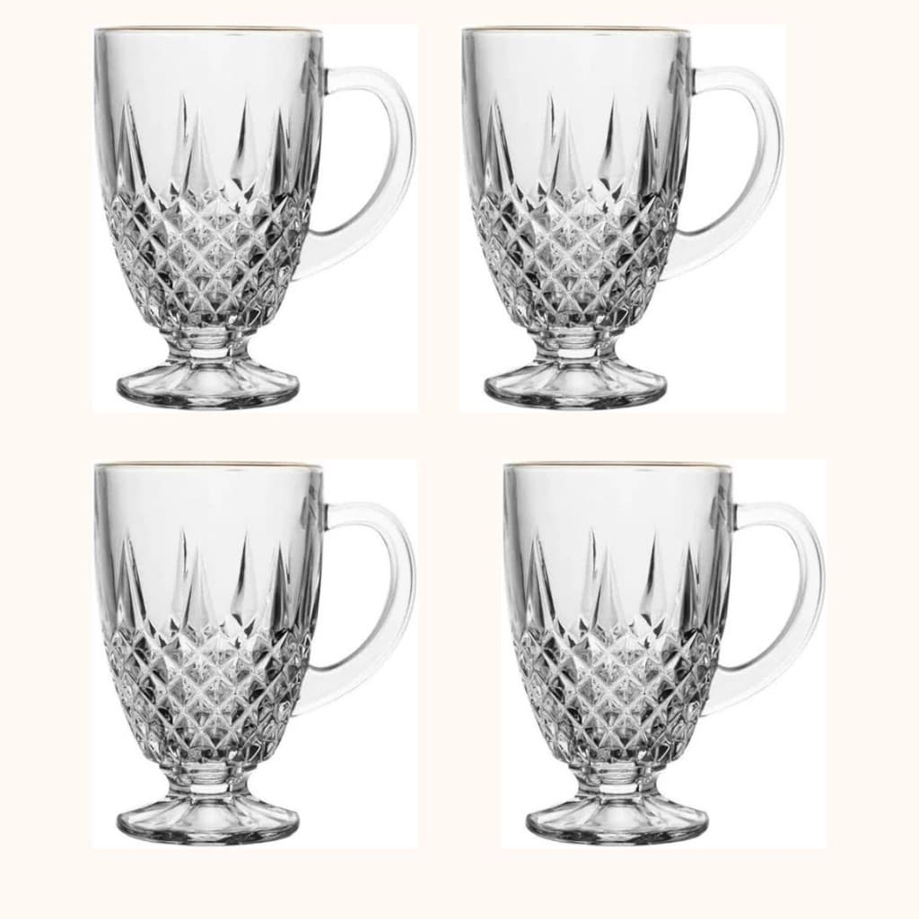CJ 4 XICARA CAPPUCCINO CRISTAL - 145 ML
