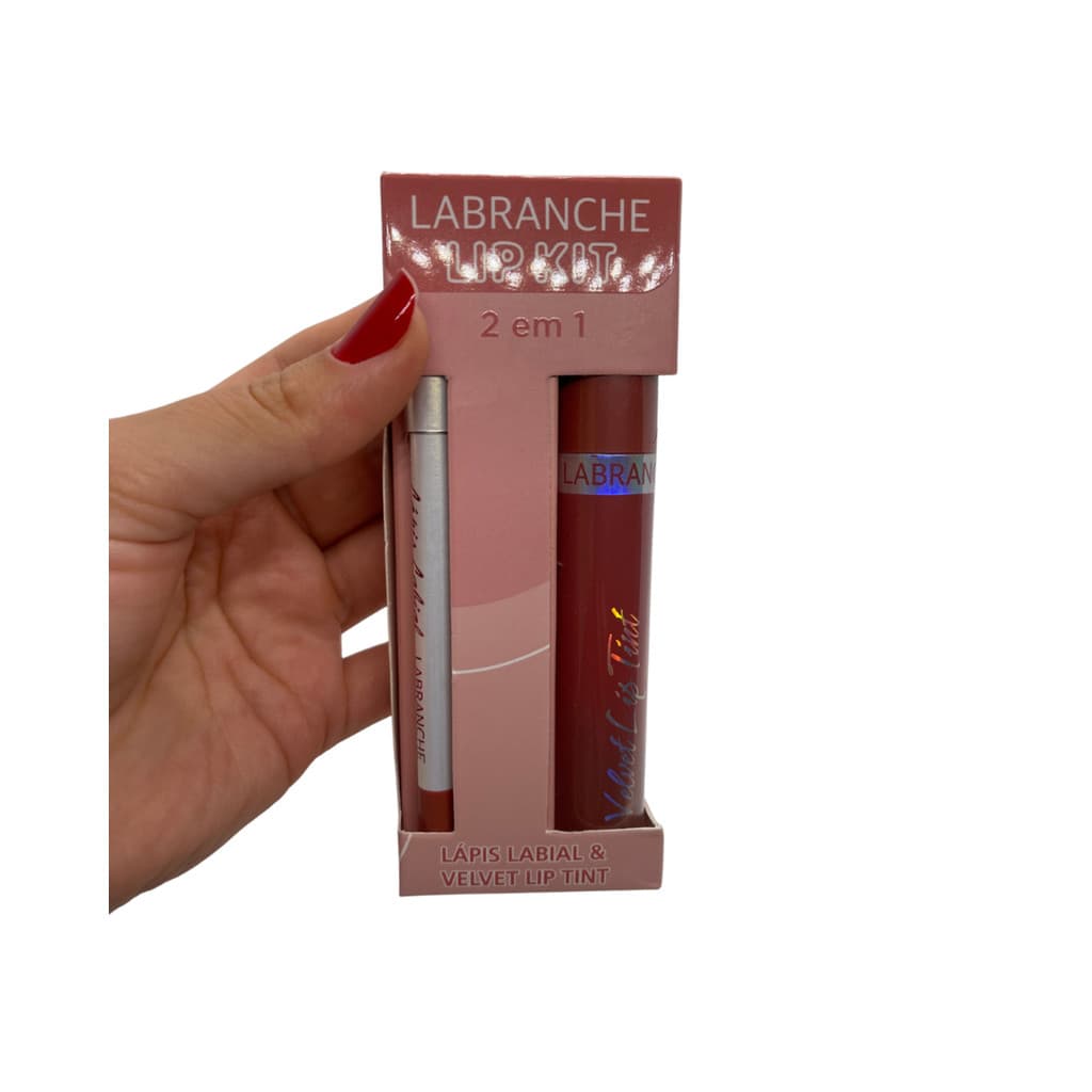 Lip Kit Lápis Labial e lip Gloss Cor 02 - Labranche