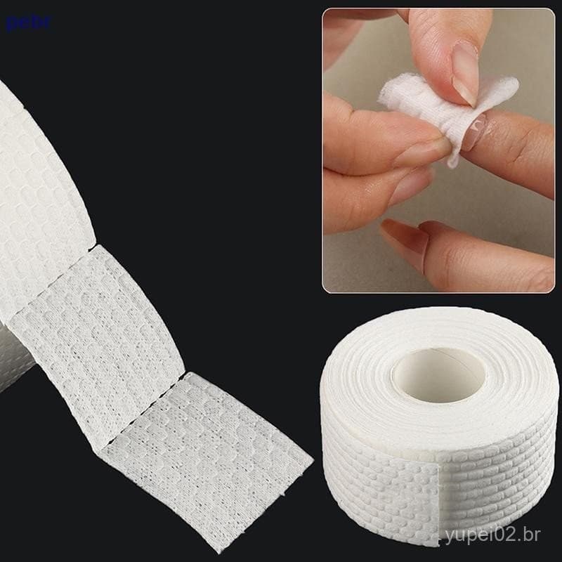 500/1000 Unidades Rolo Profissional Sem Fiapos Removedor De Esmalte Em Gel Para Arte Unhas Almofada De Algodão Li
