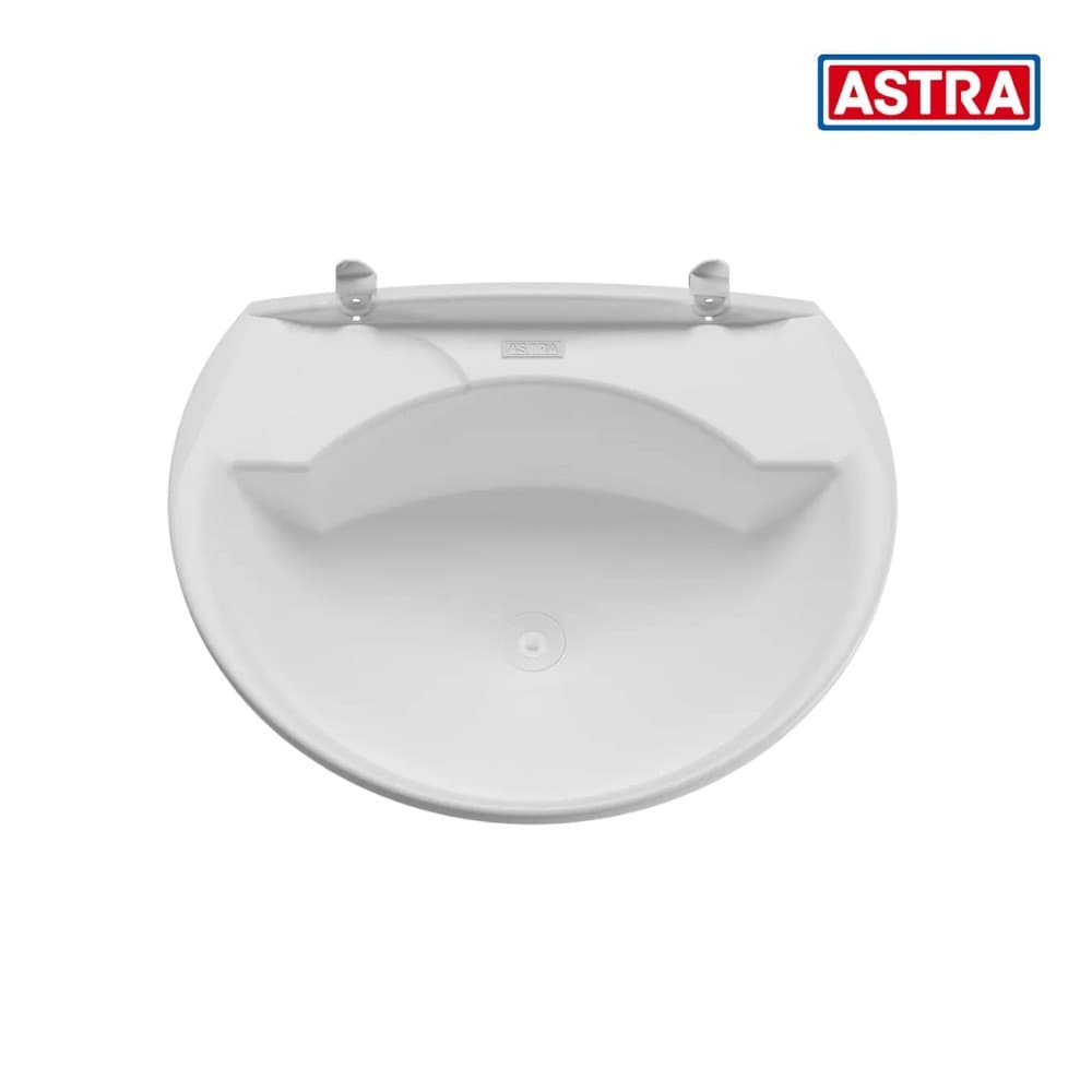 Lavatório PVC Branco 36x28 cm 3,8L Astra