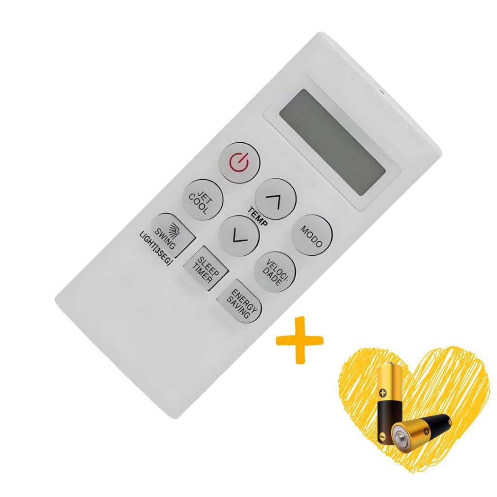 Controle Ar Condicionado LG Compatível Split Smile Somente FRIO Modelos AKB TSN TSC