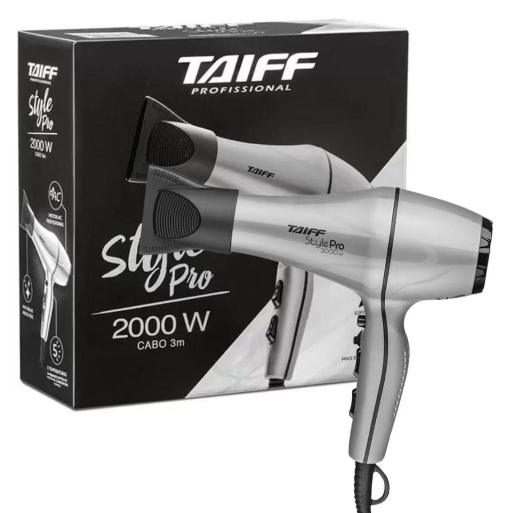 TAIFF SECADOR STYLE PRO 2000W PRATA 127V