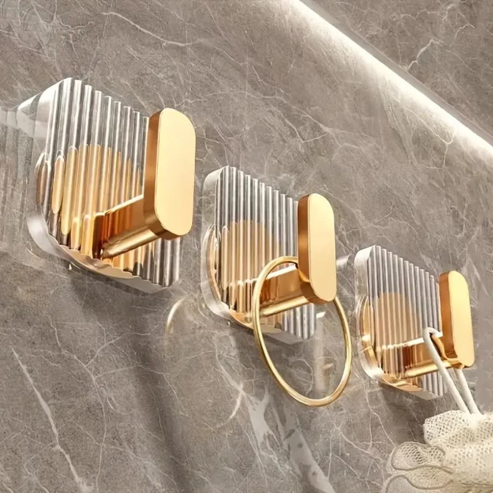 Gancho De Parede Forte , Ganchos Autoadesivos , Cabides Para Porta Pegajosa , Suporte De Carga Acrílica , Luxo