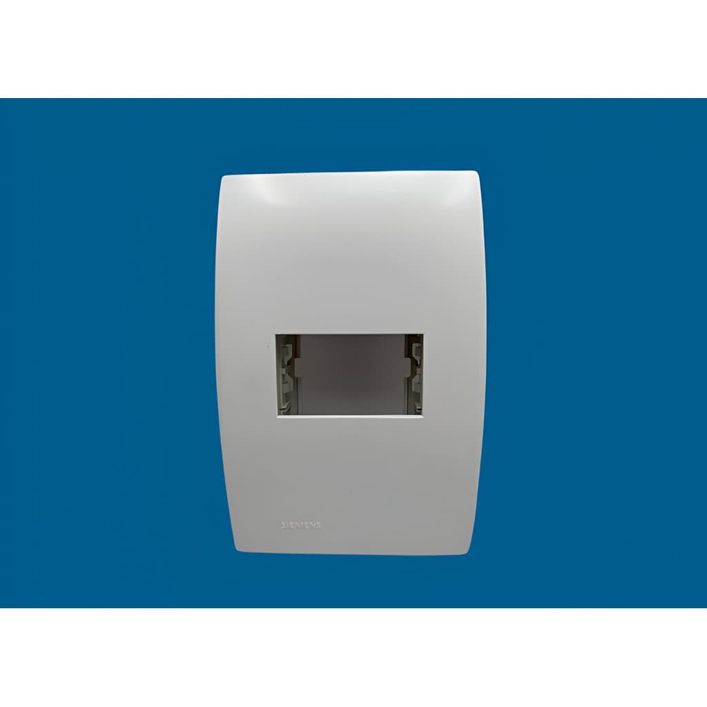 Placa 4x2 1 modulo horizontal siemens soprano ilus com suporte